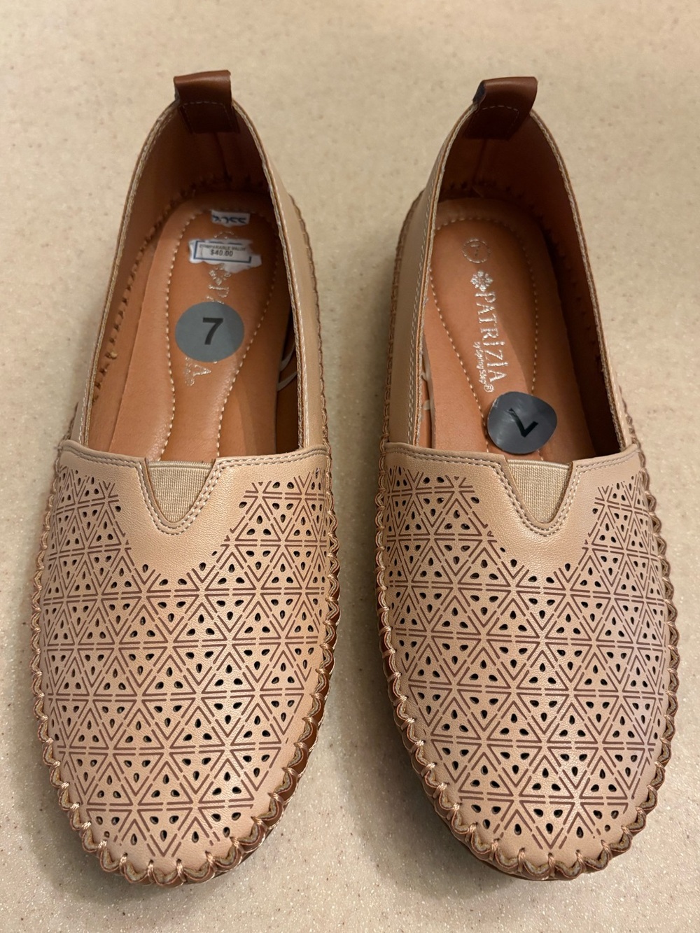 Women's Patrizia by Spring Step ‘Pavri’ Laser-Cut Slip-On Loafers
